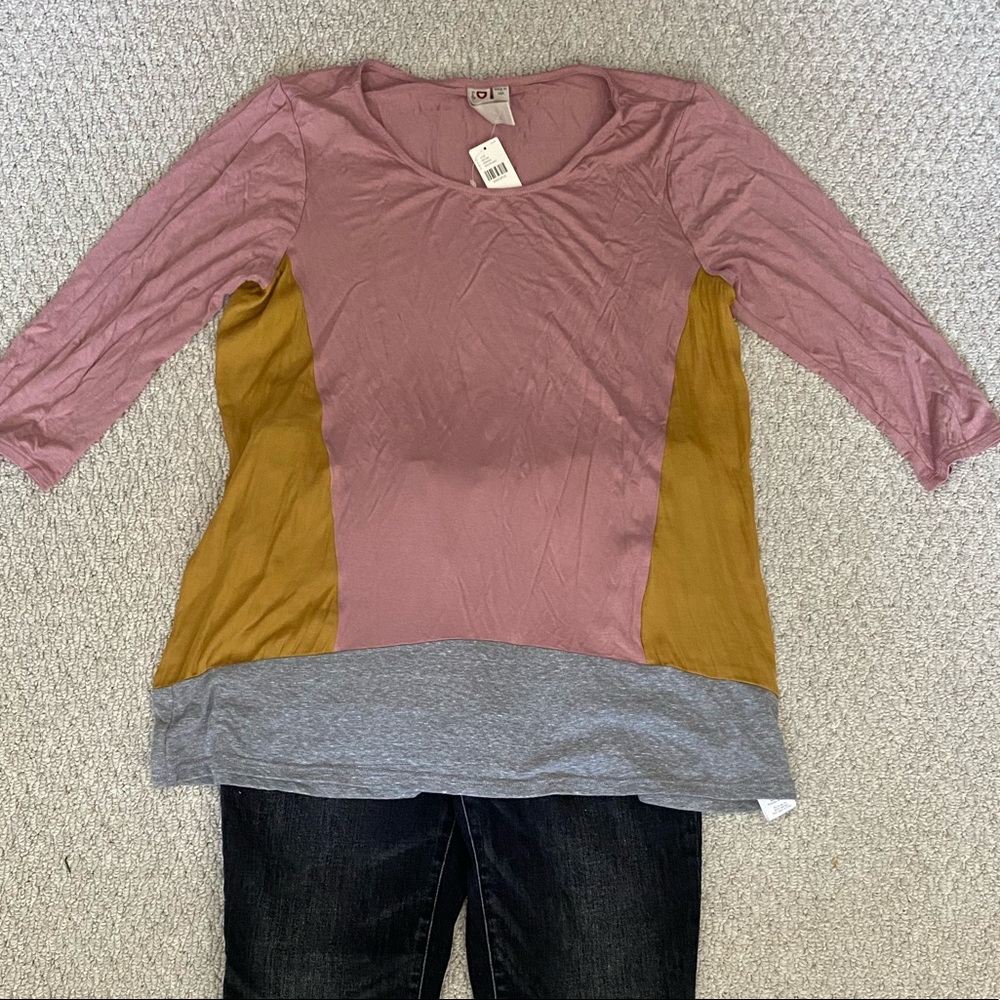 Color block Anthropologie Top - NEW WITH TAGS